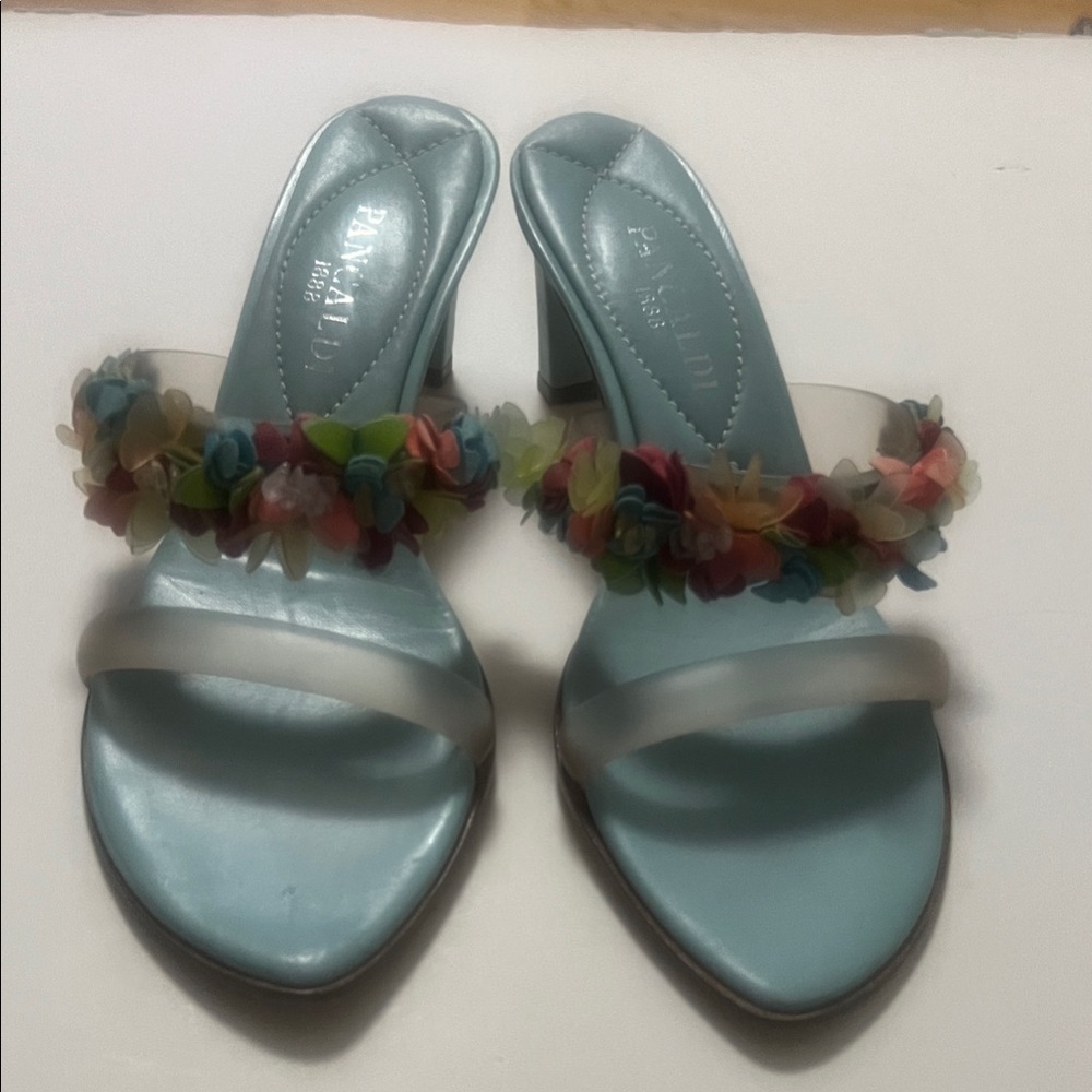 PANCALDI‎ LEATHER SANDALS SIZE 8